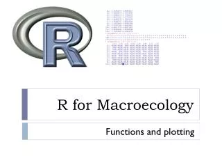 R for Macroecology