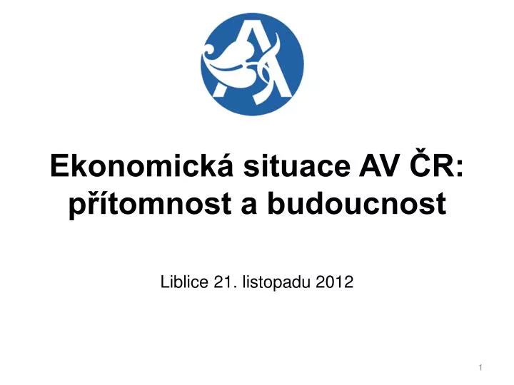 ekonomick situace av r p tomnost a budoucnost