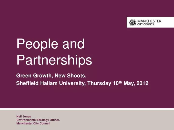 people and partnerships