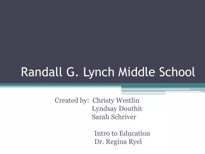 randall g lynch middle school