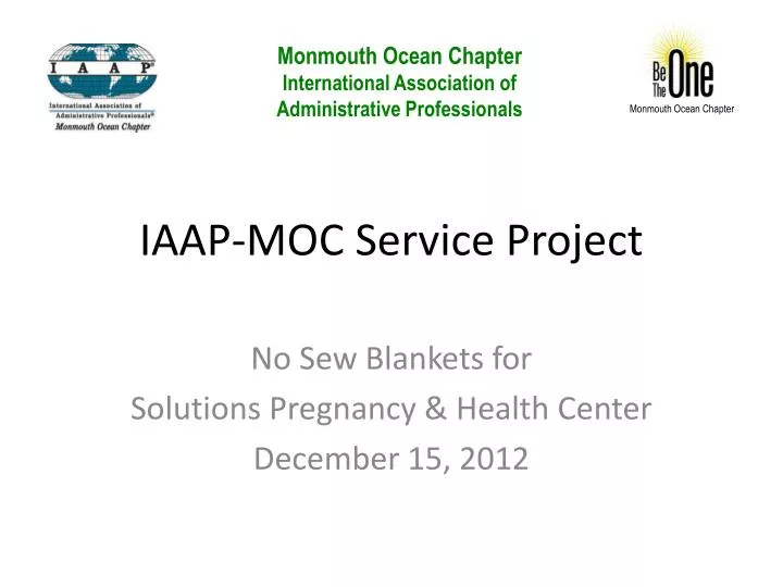 iaap moc service project