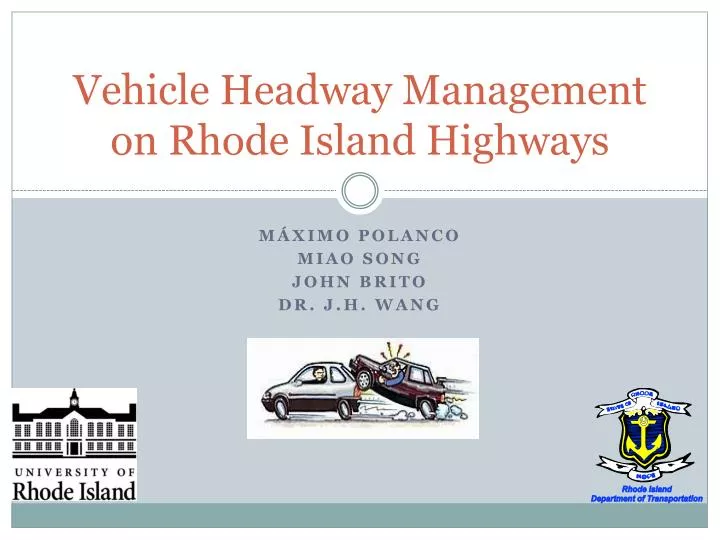 vehicle headway management on rhode island highways