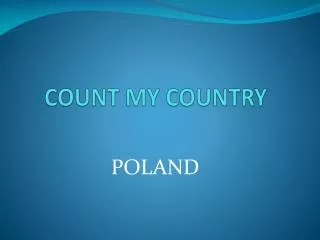 COUNT MY COUNTRY