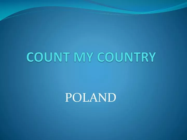 count my country