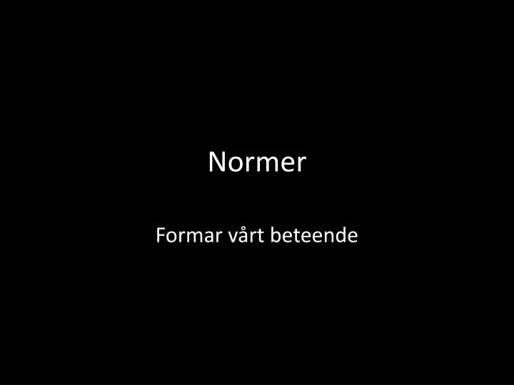 normer