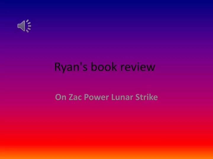 ryan s book review