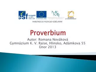 proverbium
