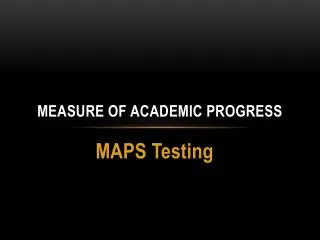 Measure of Academic Progress