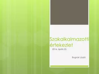szakalkalmazotti rtekezlet