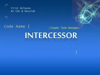 intercessor