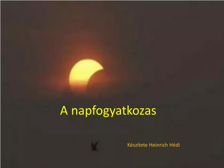 a napfogyatkozas