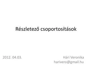 r szletez csoportos t sok