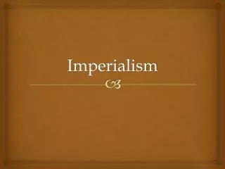 imperialism