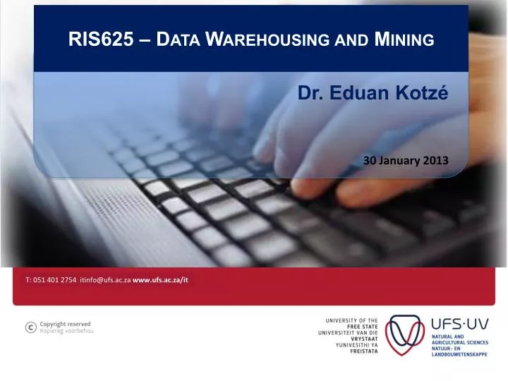ris625 data warehousing and mining