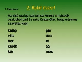 2 rakd ssze