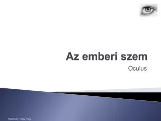 Az emberi szem