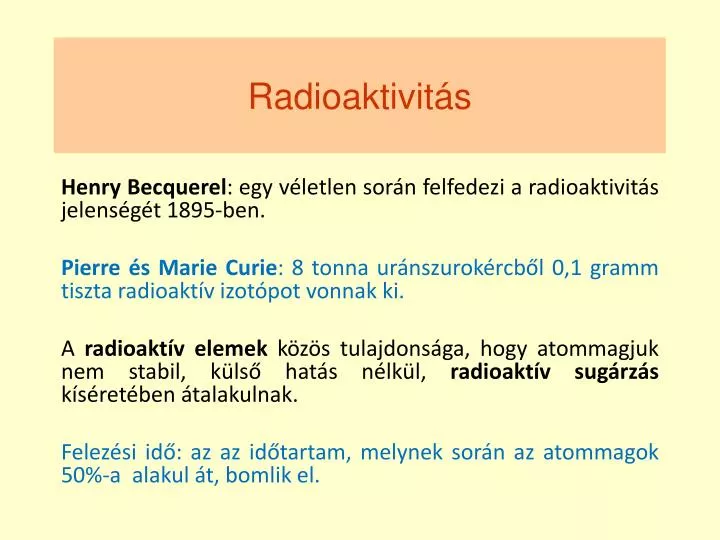 radioaktivit s