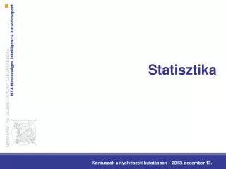 statisztika