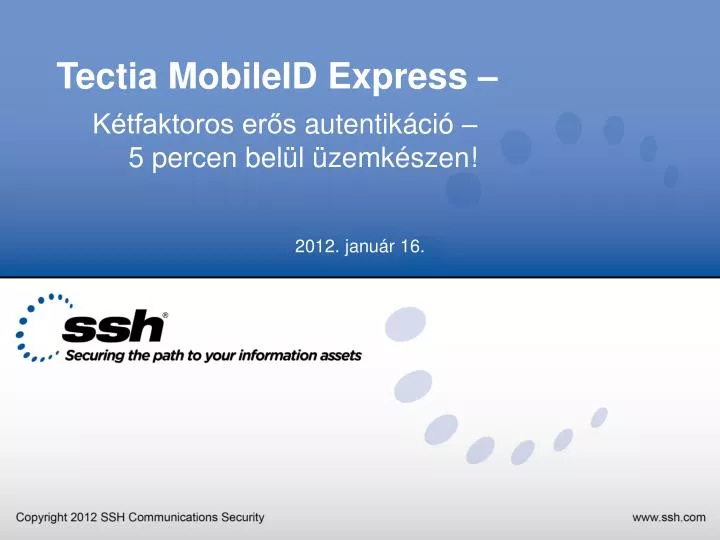 tectia mobileid express k tfaktoros er s autentik ci 5 percen bel l zemk szen