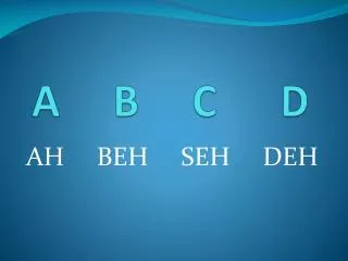 a b c d