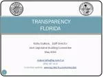 TRANSPARENCY FLORIDA - slide 1