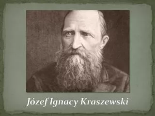 j zef ignacy kraszewski