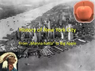 History of New York City