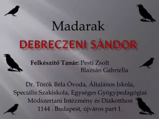 debreczeni s ndor