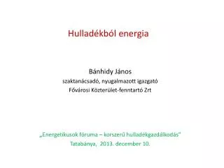hullad kb l energia