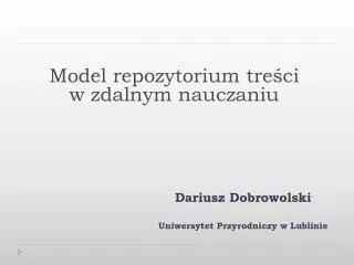 model repozytorium tre ci w zdalnym nauczaniu