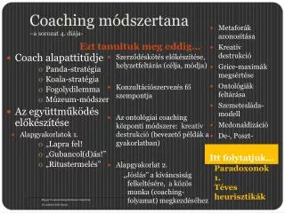 coaching m dszertana a sorozat 4 di ja