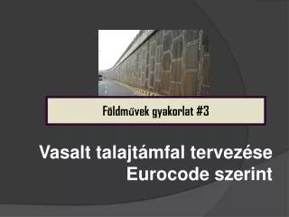 vasalt talajt mfal tervez se eurocode szerint