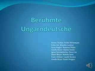 ber hmte ungarndeutsche