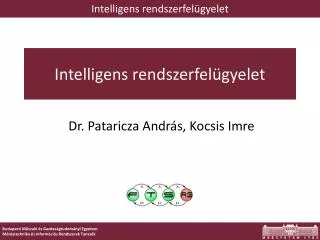 intelligens rendszerfel gyelet