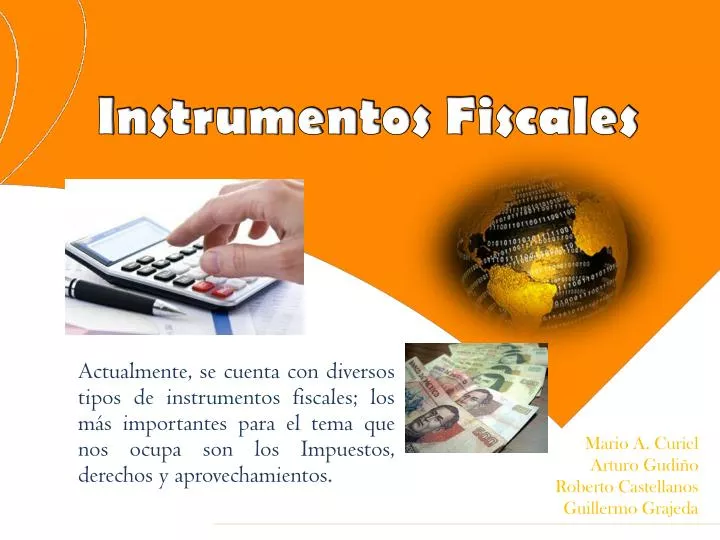 instrumentos fiscales