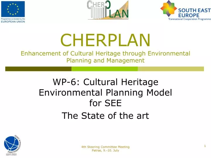 cherplan enhancement of cultural heritage through environmental planning and management