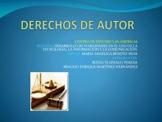 derechos de autor
