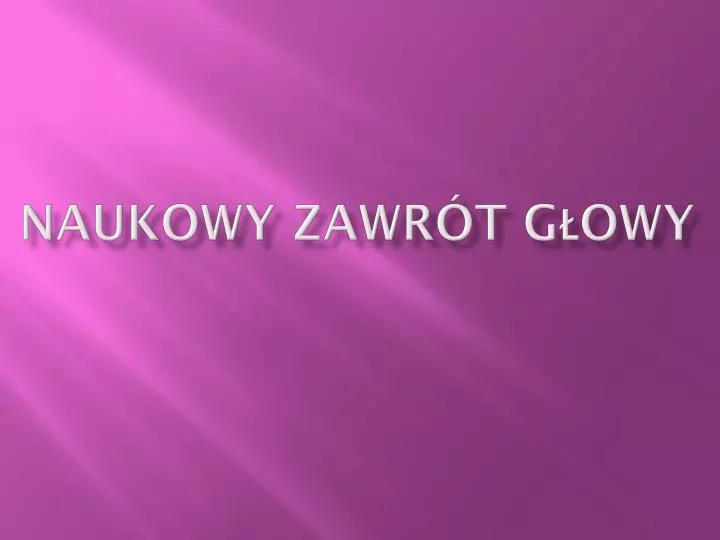 naukowy zawr t g owy