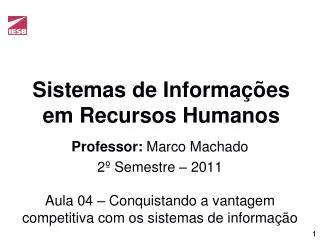 sistemas de informa es em recursos humanos
