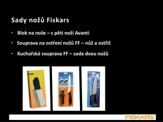 Sady nožů Fiskars
