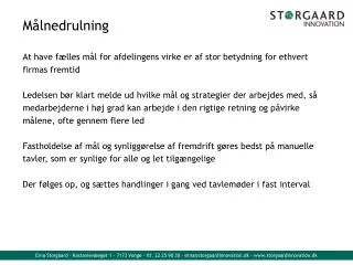 m lnedrulning