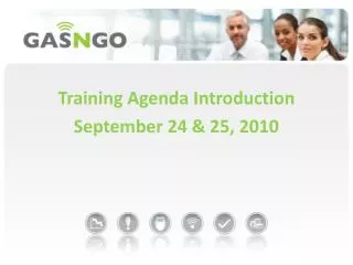 Training Agenda Introduction September 24 &amp; 25, 2010