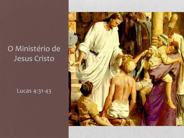 o minist rio de jesus cristo