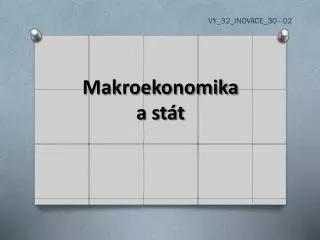 makroekonomika a st t