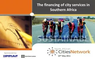 The financing of city services in Southern Africa