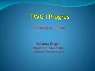 twg i progres