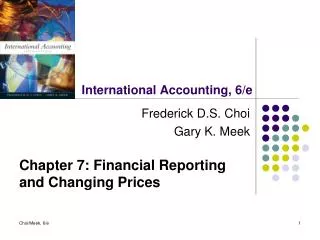 international accounting 6 e