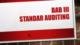 bab iii standar auditing