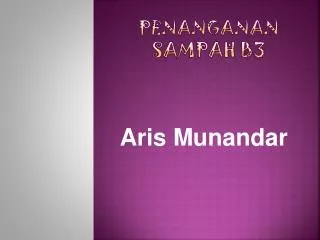 penanganan sampah b3