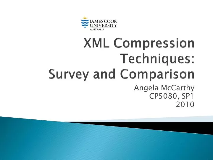 xml compression techniques survey and comparison